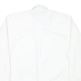 WRANGLER Mens White Button-Down Shirt S Classic Cotton Blend Casual