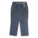 CARHARTT Mens Jeans Blue Regular Straight Denim Medium W32 L30 Workwear Zip