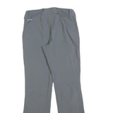 COLUMBIA Womens Polyester Grey Regular Straight Trousers W30 L32 Outdoor Hiking