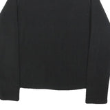 THE NORTH FACE Womens Black Plain Pullover Jumper Quarter Zip XS Outdoor