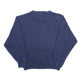 CRABLE SPORTSWEAR Mens Blue Indiana Hoosiers Crew Neck L Cotton Sweatshirt