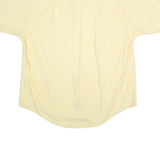 NAUTICA Mens Yellow Cotton Shirt XL Casual Button-Down Short Sleeve Summer