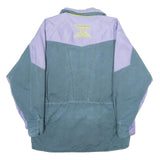K2 Mens Blue & Purple Technical Zip Jacket S Woven Colourblock Outdoor Vintage