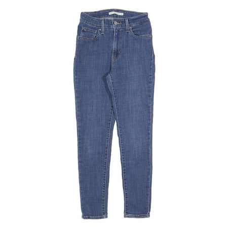 LEVI'S 721 Womens Slim Skinny Denim Medium W26 L26 Zip Cotton Blend Jeans
