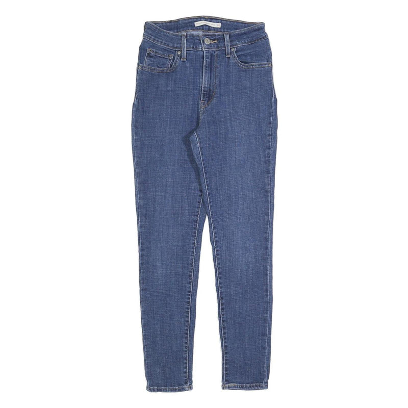 LEVI'S 721 Womens Slim Skinny Denim Medium W26 L26 Zip Cotton Blend Jeans