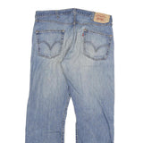 LEVI'S 501 Mens Jeans Blue Regular Straight Denim Light W38 L32 Classic Fit