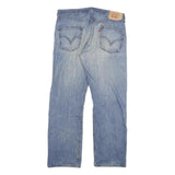 LEVI'S 501 Mens Jeans Blue Regular Straight Denim Light W38 L32 Classic Fit