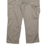 TEDDY'S Womens Cotton Blend Beige Regular Cargo Trousers W36 L26 Practical