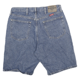 WRANGLER Mens Denim Blue Casual Shorts XL W34 Comfort Classic Fit Cotton