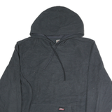 DICKIES Mens Black Hoodie XL Pullover Drawstring Pocket Casual Workwear