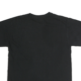 CHAMPION Mens Black Cotton Logo T-Shirt M Short Sleeve Crew Neck Classic