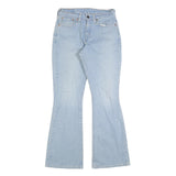 LEVI'S 584 87 Womens Jeans Blue Regular Flared Denim Light W29 L32 Cotton Blend