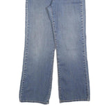 LEVI'S 512 Bootcut Womens Jeans Blue Regular Cotton Blend Zip W27 L29 Classic