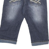 ANGELS Womens Denim Blue Casual Shorts L W30 Stylish Soft Cotton Blend