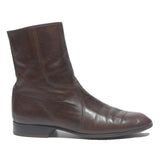 CHARLIE BROWN Womens Ankle Boots Leather Brown UK 7.5 Stylish Comfortable