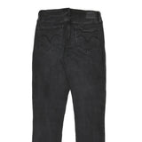 LEVI'S Womens Slim Black Denim Jeans W28 L29 Zip Classic Fit Skinny Raw