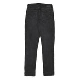 LEVI'S Womens Slim Black Denim Jeans W28 L29 Zip Classic Fit Skinny Raw