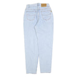 EXPLORER Womens Regular Fit Blue Denim Light Wash Jeans W28 L30 Zip Closure