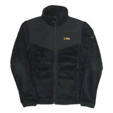 COLUMBIA Womens Black LSU Tigers Fleece Jacket M Polyester Zip Long Sleeve