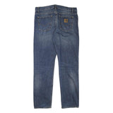 CARHARTT Mens Regular Fit Blue Denim Jeans W35 L32 Classic Cotton Blend Workwear