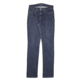 LEVI'S Womens Slim Blue Denim Jeans W26 L30 Cotton Blend Zip Casual Stylish