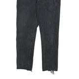 LEVI'S Mens Jeans Black Slim Straight Denim Rinse W30 L27 Button Closure