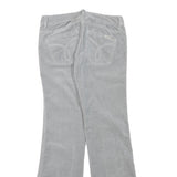 CALVIN KLEIN JEANS Womens Cotton Blend Grey Regular Straight Trousers W28 L30