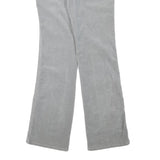 CALVIN KLEIN JEANS Womens Cotton Blend Grey Regular Straight Trousers W28 L30