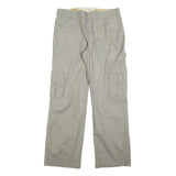 COLUMBIA Womens Polyester Beige Regular Cargo Trousers W33 L32 Outdoor Casual
