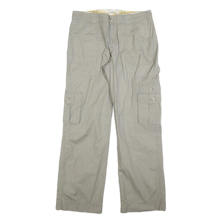 COLUMBIA Womens Polyester Beige Regular Cargo Trousers W33 L32 Outdoor Casual