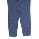 CALVIN KLEIN JEANS Mens Regular Fit Blue Cotton Blend Trousers W32 L30 Classic