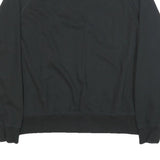 DIESEL Womens Black Cotton Blend Crew Neck L Sweatshirt Embroidered Logo