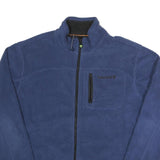 TIMBERLAND Mens Blue Jacket XL Polyester Plain Zip Up Outdoor Casual