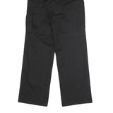 DICKIES Mens Black Regular Fit Straight Leg Trousers W32 L34 Workwear Casual