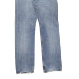 LEVI'S Mens Regular Fit Straight Blue Denim Light W32 L32 Zip Jeans Casual