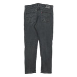 LEVI'S 511 Slim Mens Jeans Black Slim Skinny Denim Medium W34 L30 Stretch Zip