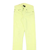 LEVI'S 511 Slim Womens Jeans Yellow Slim Cotton Blend W26 L33 Stylish Zip