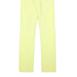 LEVI'S 511 Slim Womens Jeans Yellow Slim Cotton Blend W26 L33 Stylish Zip