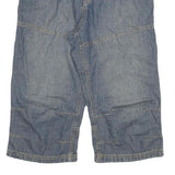 LERROS Mens Shorts Blue XL W34 Cotton Blend Casual Denim Style Pocketed