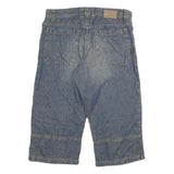 LERROS Mens Shorts Blue XL W34 Cotton Blend Casual Denim Style Pocketed