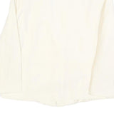 EMPORIO ARMANI Womens Cream Jacket M Linen Blend Plain Button Closure Classic