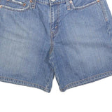 LEVI'S Womens Blue Denim Casual Shorts M W32 Classic Fit Cotton Blend
