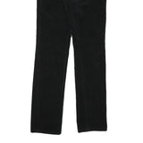 CALVIN KLEIN JEANS Womens Cotton Blend Black Regular Straight Trousers W30 L31