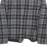 PENDLETON Womens Black & Grey Check Wool Button Jacket M Woven Classic