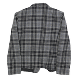 PENDLETON Womens Black & Grey Check Wool Button Jacket M Woven Classic