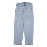 CARHARTT Mens Relaxed Jeans Blue Denim W30 L30 Zip Casual Workwear