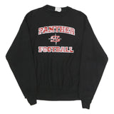 CHAMPION REVERSE WEAVE Mens Black Panther Football Crew Neck M Cotton Blend