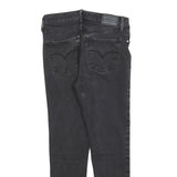 LEVI'S 311 Womens Slim Black Denim Slim Jeans W27 L25 Stretch Cotton Blend