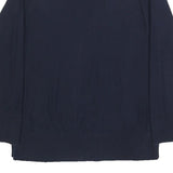 TOMMY HILFIGER Womens Navy Plain V Neck Basic Knit Jumper Cotton M