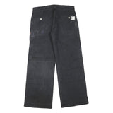 YOUDALLY Womens Black Regular Wide-Leg Denim Jeans Cotton Blend W34 L30 Casual